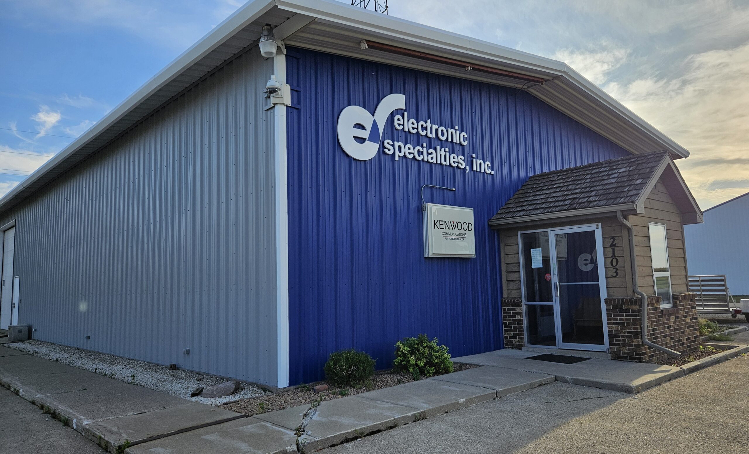 Exterior of Electronic Specialties office